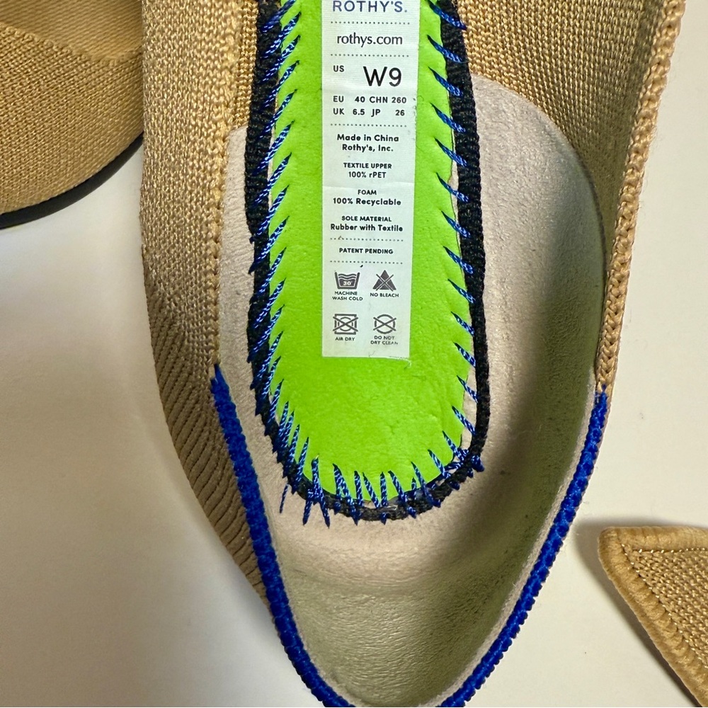 Rothy’s Camel Cap Toe Flats - Picture 13 of 15